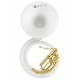 Sousaphone Sib JUPITER Fibre Blanc + Housse