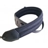 Guitar Strap Air Mesh 3" Black - Sangle