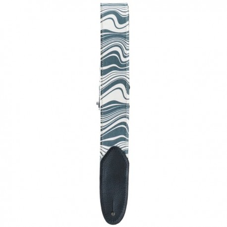 Guitar Strap Black Waves 1 - Sangle
