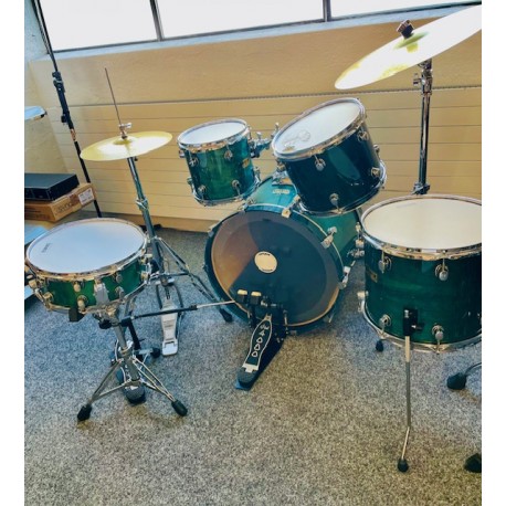 Batterie Basix 22" Custom Serie - Green - Occasion