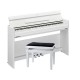 Pack Piano + Tabouret - YAMAHA Arius - YDP-S55 Blanc Mat