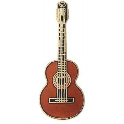 pin's Guitare Classique rouge - LIQUIDATION50%