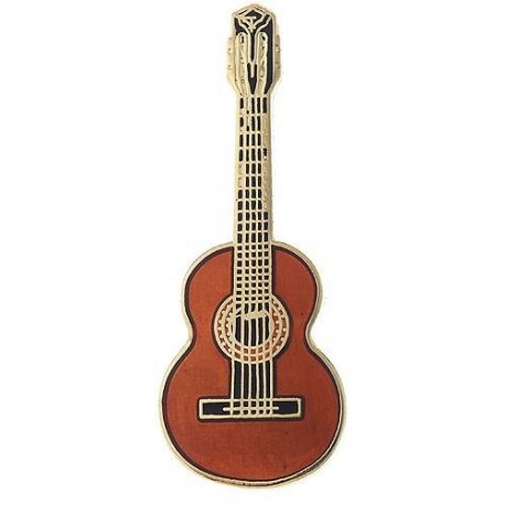 pin's Guitare Classique rouge - LIQUIDATION50%