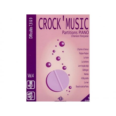 Crock'Music Vol.4 - Chanson Française - Piano