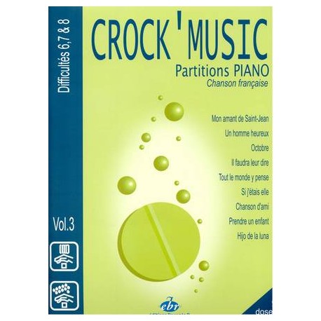 Crock'Music Vol.3 - Chanson Française - piano