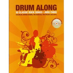 10 Classic Rock Songs + CD - Drum along