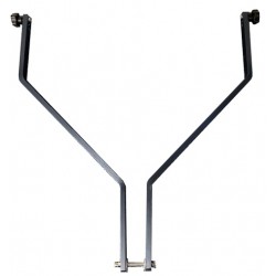 Barres Fixations cerceau caisse-claire (L+R) - chariot guggen