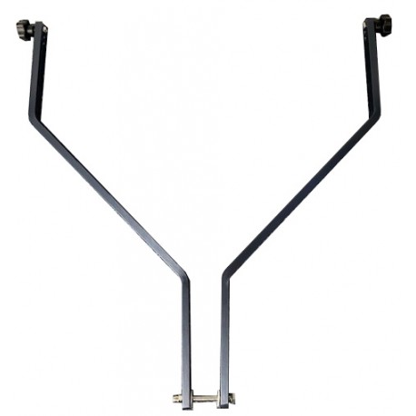 Barres Fixations cerceau caisse-claire (L+R) - chariot guggen