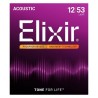 Cordes Acoustique Elixir Nanoweb 13-56 Medium - Guitare