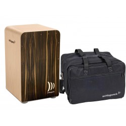 Cajon Fineline comfort "Mocca" + housse "Premium" - Schlagwerk
