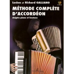 Méthode complète d´accordéon doigtés boutons et piano