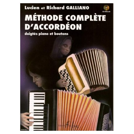 Méthode complète d´accordéon doigtés boutons et piano