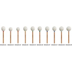 Yamaha Signature Keiko Abe MAKW-05 Light Green - Marimba Med Hard - Baguettes