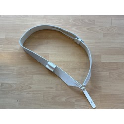 Baudrier Tambour BALOIS Cuir Blanc - Taille Grand "L" - IMPERIAL