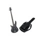IBANEZ Basse Guitare Gauchère SR300EBL - Iron Pewter - Pack