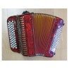 Accordéon 2 voix - Rouge - Occasion