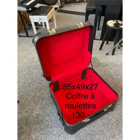 Coffre Accordéon roulettes - dim. int. 55 x 49 x 27H 