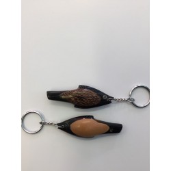 sifflet en bois porte-clés - poisson - LIQUID7590