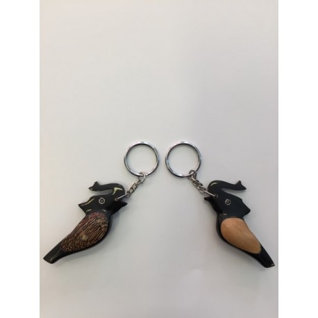 sifflet en bois porte-clés - éléphant - LIQUID7590