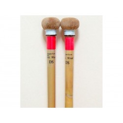 Baguettes Timbales Dark Skin rouge - Hard - Cuir - Seungtae
