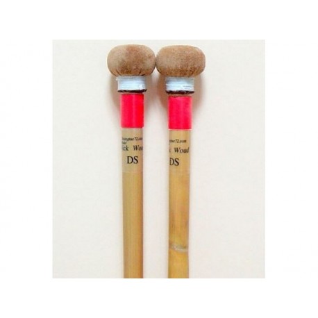 Baguettes Timbales Dark Skin rouge - Hard - Cuir - Seungtae