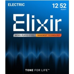 Cordes Electrique Elixir NANOWEB 12-52 Heavy