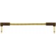 Câble Patch Deluxe Fender Jack-Jack 15cm coudé - Gold - Pedal