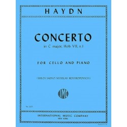 Haydn Concerto Cmajor Hob. VII (Rostropovich) - Cello + Piano