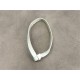 Queue / Attache cuir blanc pour baudrier - Tambour Balois