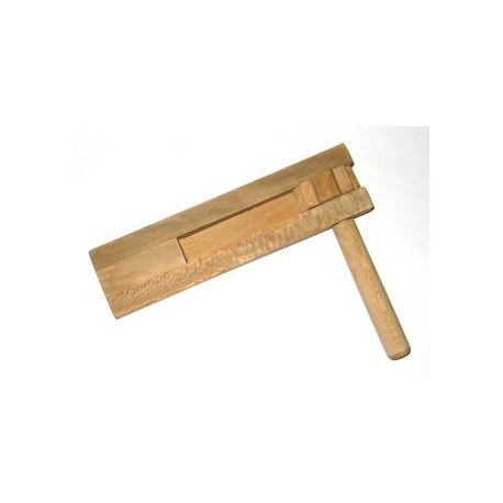 Crécelle - Bois - une lame 9.5cm