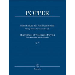 40 Studies - High School of Violoncello Playing Op. 73 - Popper Davis