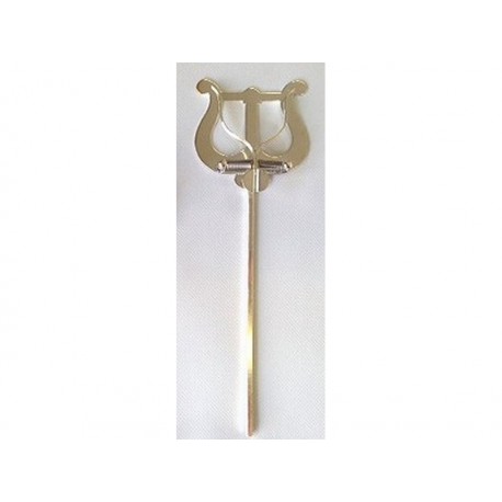 Lyre grande argentée
