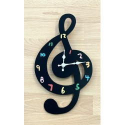 Horloge clé de sol