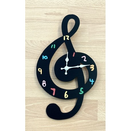 Horloge clé de sol
