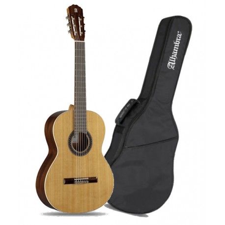ALHAMBRA 1C 1/2 - Requinto - Cèdre + Housse - Guitare Classique