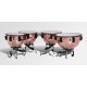 Timbales ADAMS Universal 23+26+29+32" - Cuivre + Housses