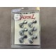 Mécaniques Guitare électrique SPERZEL 6L Chrome
