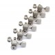 Mécaniques Guitare électrique SPERZEL 6L Satin Chrome