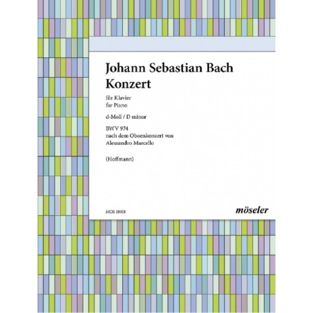 Concerto Rém pour Hautbois BWV974 - Bach - Transcription Piano