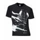 T-Shirt Noir - Piano - TAILLE M - liquidation50%
