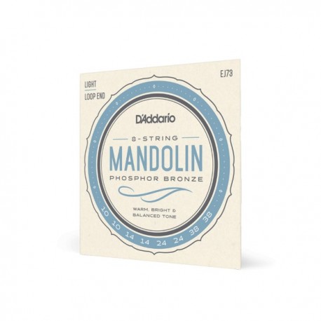 Mandolin EJ73 - 8-String .010-.038 Light - Cordes - Boucle