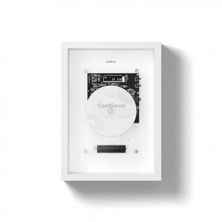 Lecteur CD Blanc M1- Bluetooth - sur batterie - Coolgeek