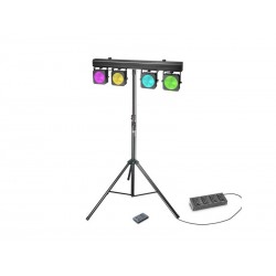LOCATION : Rampe Lumière 4 projecteurs Multi PAR COB 1 SET 2