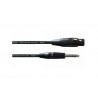 Câble sym XLR femelle/jack, 3m (Studio)