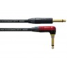 Câble Jack 6.3mm, Silent, 6m coudé