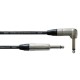Câble Jack coudé Neutrik/Cordial 3m - 6.3mm Mono