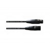 Câble XLR-XLR  0.5m - SilverLine CORDIAL