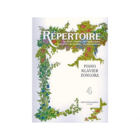 RÉPERTOIRE Piano - Vol. 4 - Zongora