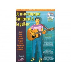 Je m´accompagne facilement à la guitare + CD + midi files