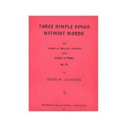Three simple songs - John W. Duarte